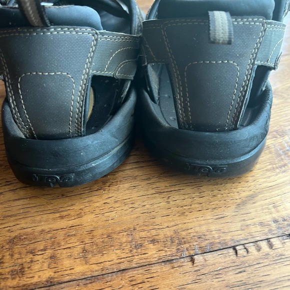 Teva Forebay Mens Coffee Closed Toe Sandals 12 - Picture 7 of 9